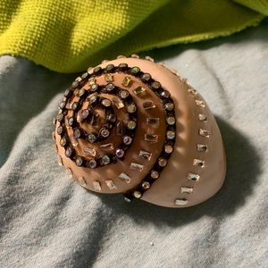 Brand New rhinestone Sea Shell